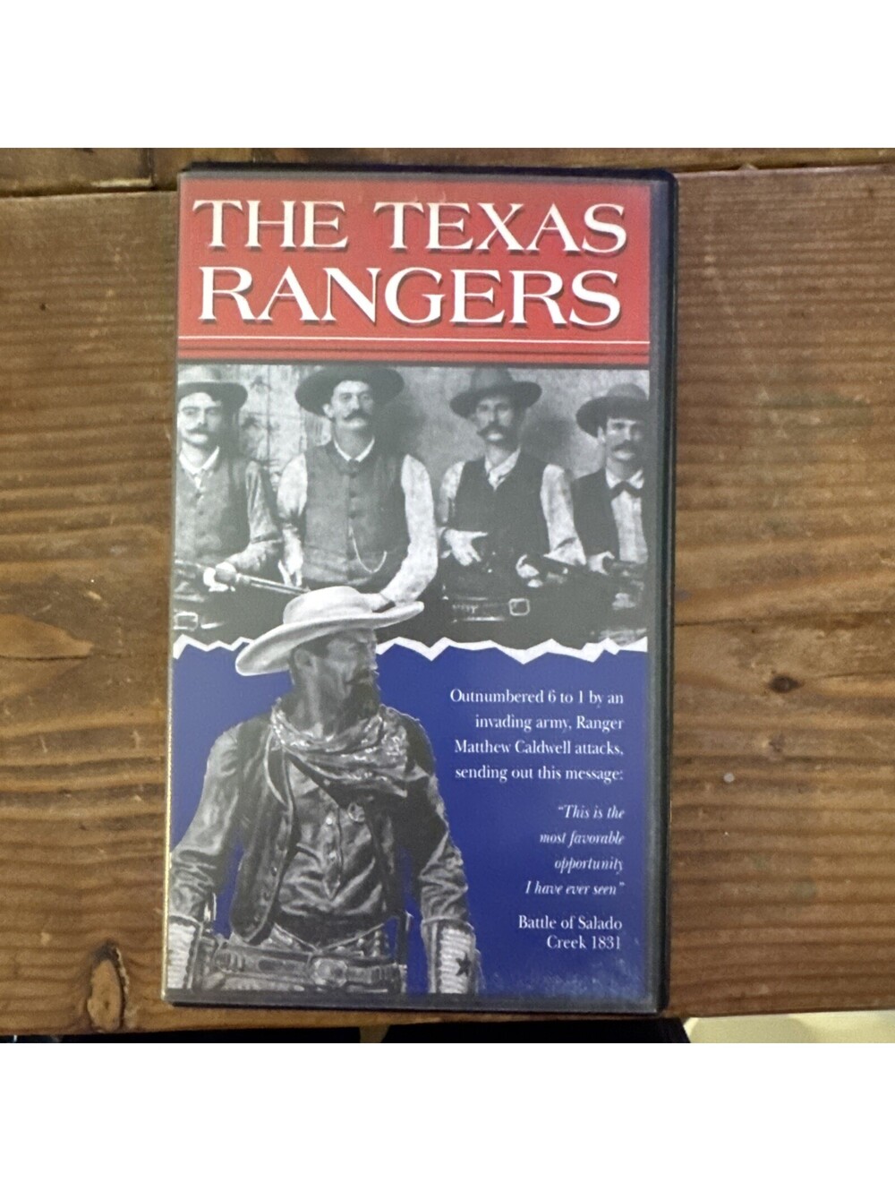 VHS-The Texas Rangers-Lawmen-Houston Public Television Production-Used